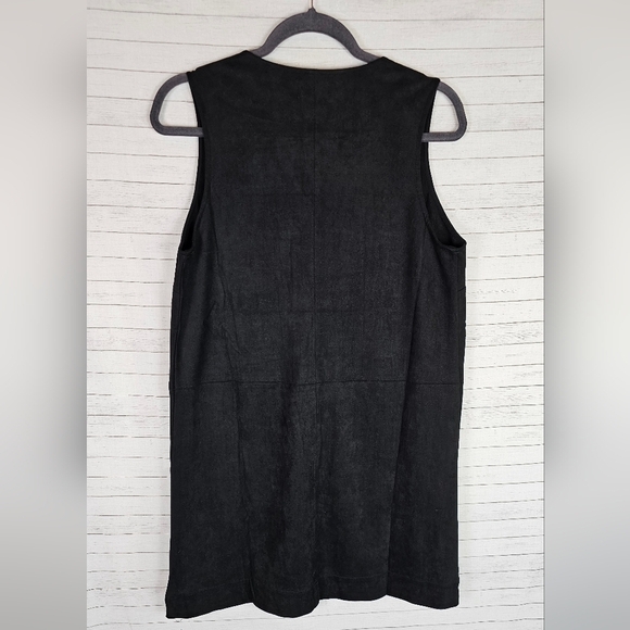 MUD PIE WILDER SUEDE DRESS IN BLACK, SZ MEDIUM - Picture 7 of 15
